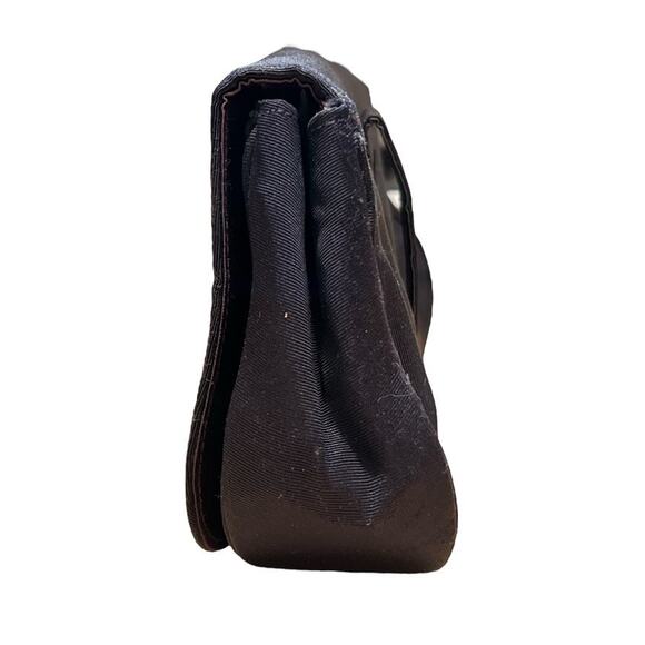 Vintage 50s Garay Clutch Purse Evening Bag Rhinestone Clasp Coin Purse Navy Blue - Picture 2 of 15